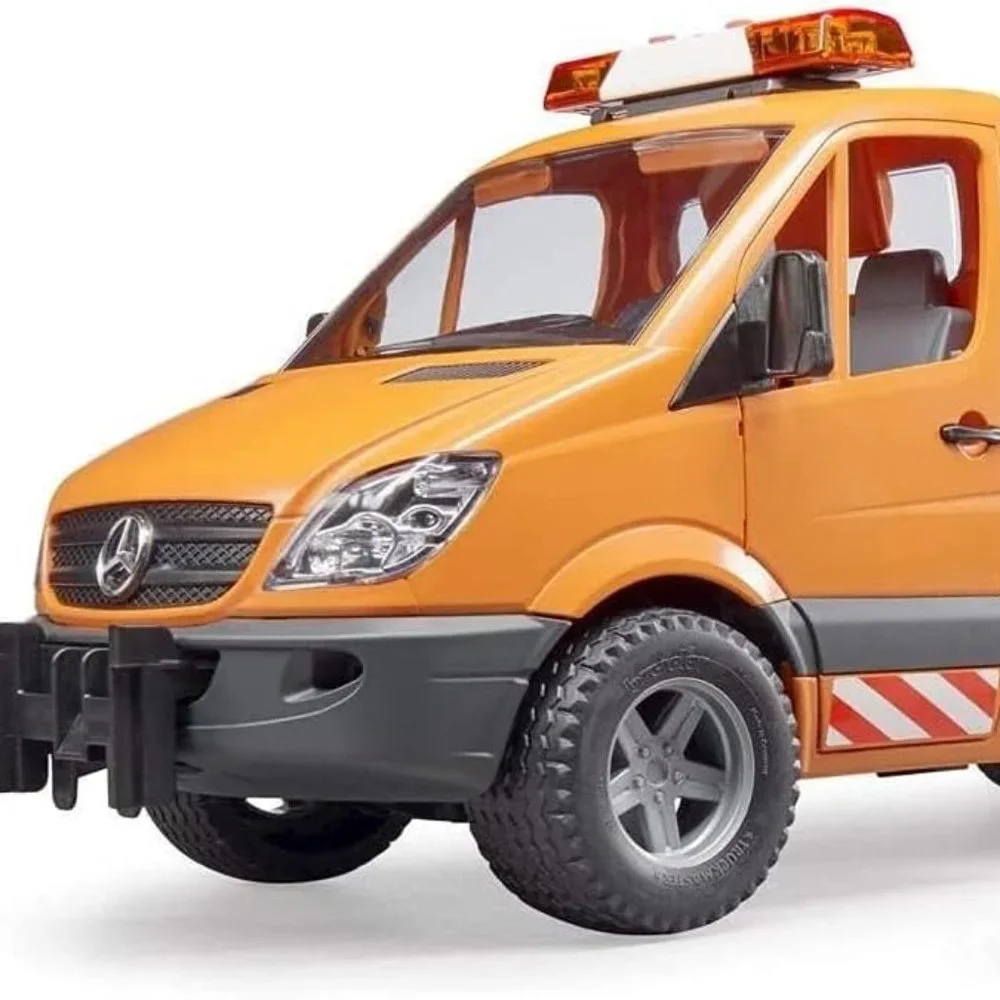Bruder 02537 MB Sprinter Municipal with L&S Module, Worker + Accessories Vehicle